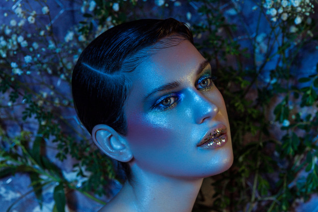 "A Touch of Beauty" by Elena Jasic featuring the stunning Anna Rhoads grabs the Jan 2016 cover of Ellements Magazine #hmu Eliza Davila