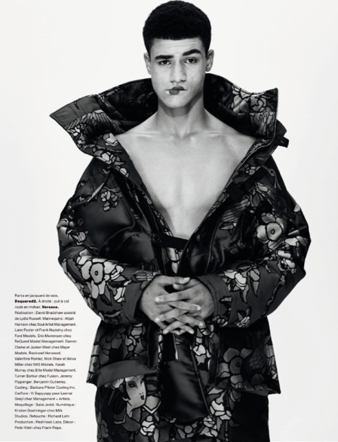 Justen West for Numero Magazine by Nathaniel Goldberg with Styling by David Bradshaw