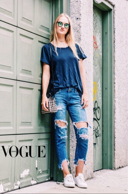 Lauren Hall street style for Vogue Japan by Emmy Park Photography